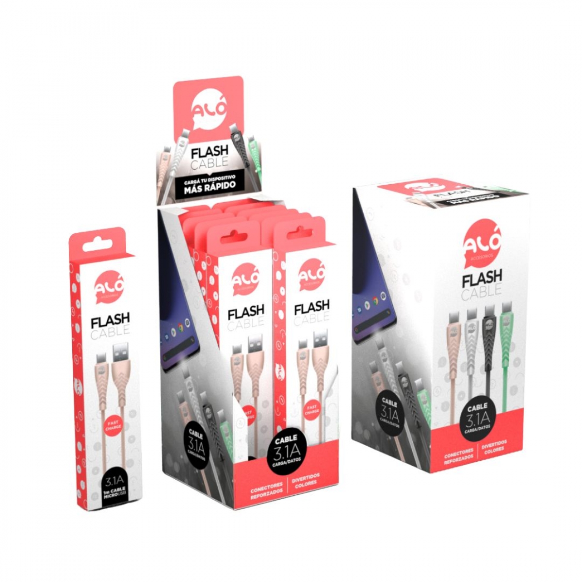 Parchi Store - Cable Micro USB ALÓ Flash